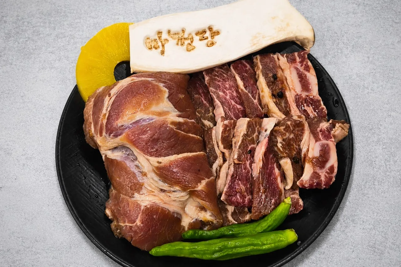마정당 소고기·돼지고기 메뉴 1